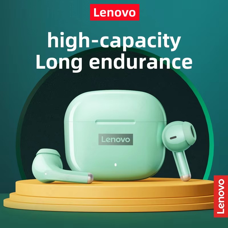 Lenovo TWS Headphones Sport Earphones Wireless Bluetooth Noise Reduction Touch Control HD Call With Mic LP40 Pro