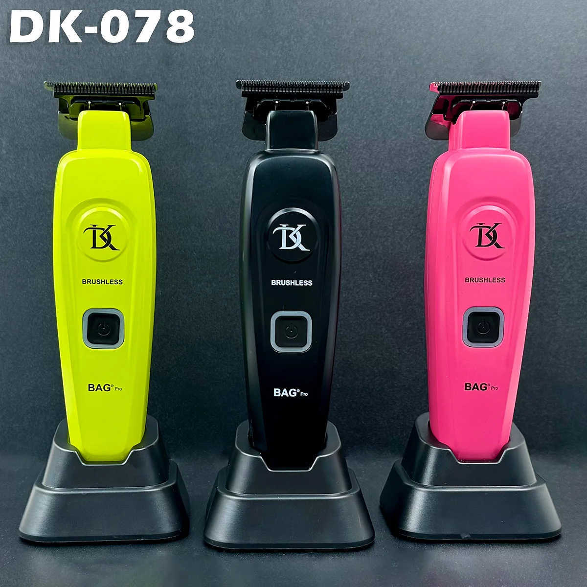 DK-078 Full Metal Professional Hair Salon Electric Hair Trimmer 7200RPM Brushless Motor Haircut Machine Finish Detail Clipper W250609
