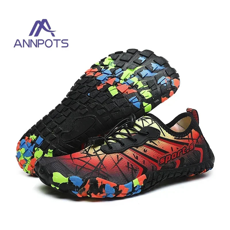 Unisex Swimming Sport Water Shoes for Men Large Summer Outdoor Quickdrying Breathable Beach Shoe Wading Aqua 250612