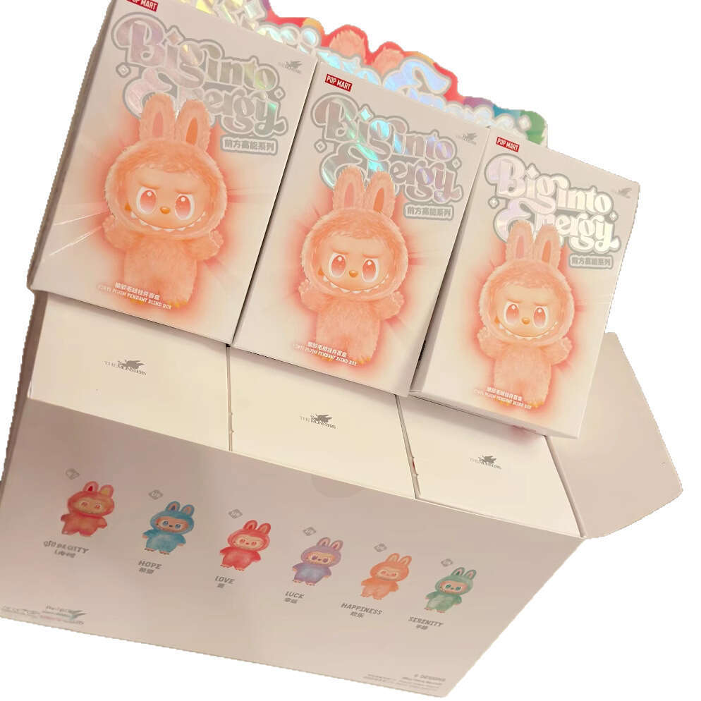 3.0 Labubu Third Generation Front High Energy Enamel Face Pendant Heartbeat aron Plush Blind Box e6