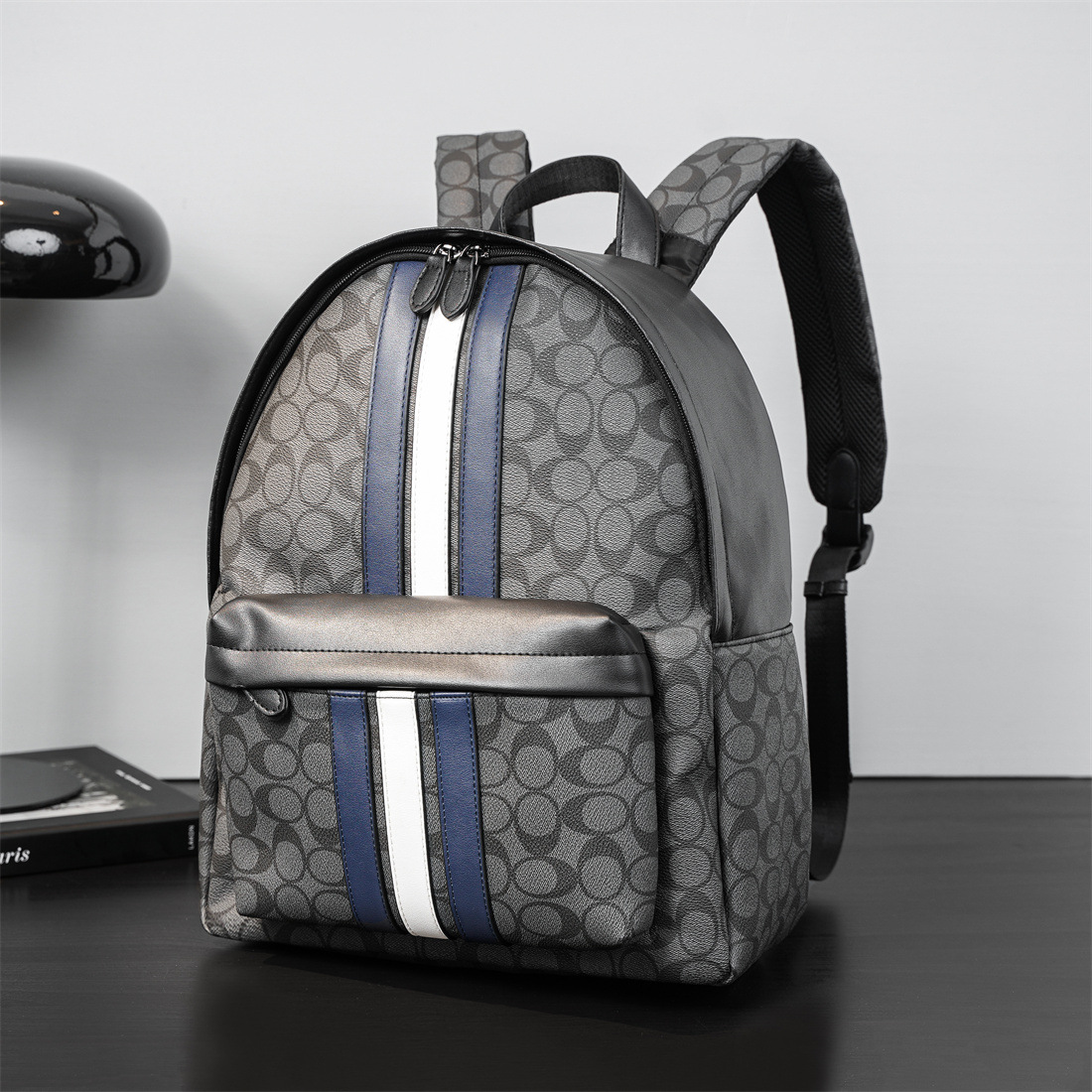 new Free shipping designer cross body for Men Splicing contrasting color backpack backpack Korean fashion backpack travel bag computer bag