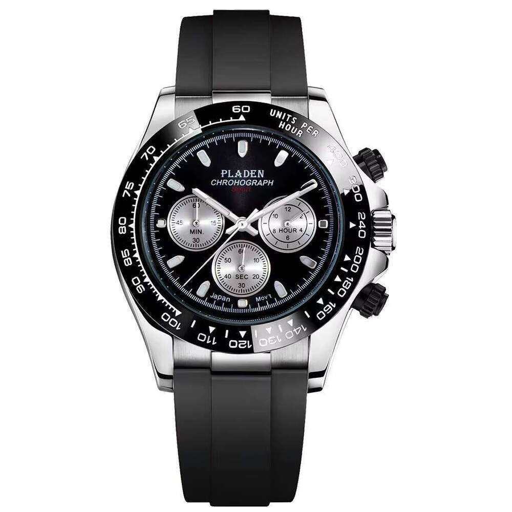 DHgargets High Quality 3 Atm Waterproof Automatic Man Japanese Movement Silicone Strap OEM Factory Wrist Watch for Men