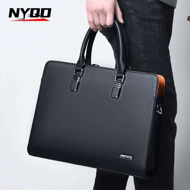 Luxury Bag Men Business Briefcase For Husband Shoulder Bag Male Laptop Briefcases Bags Large Capacity S Handbag Bolso Grande Mujer Designer
