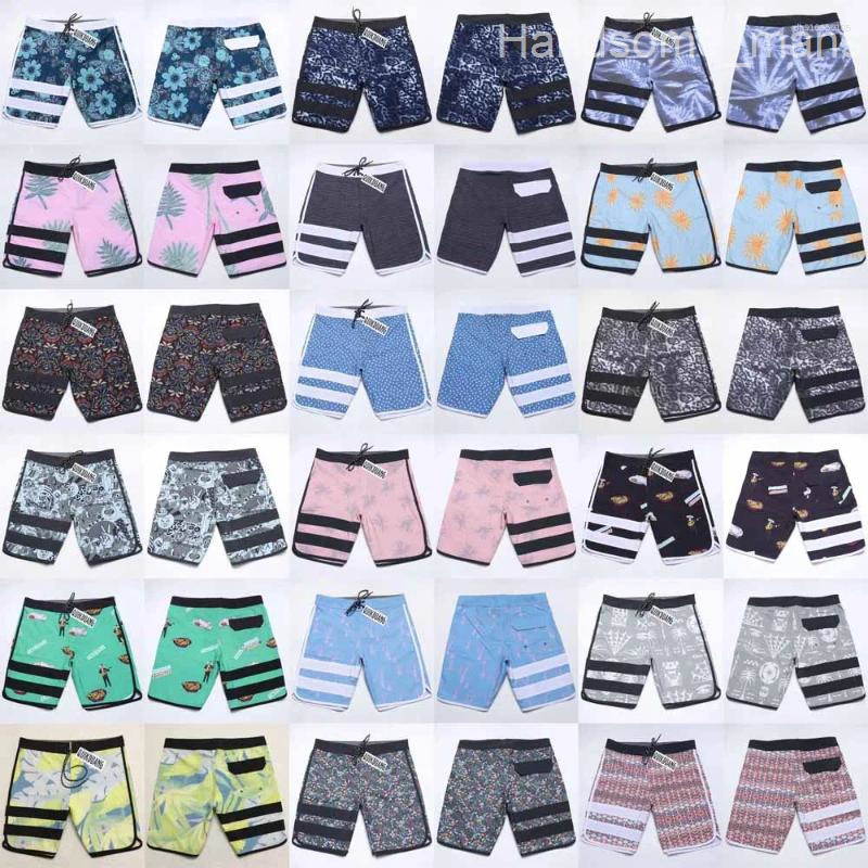Mens Shorts Waterproof Swimwear Mens Surf Pants Stretch Swimming Trunks Physique Competition Beach Quick-Dry Casual Boardshorts T10