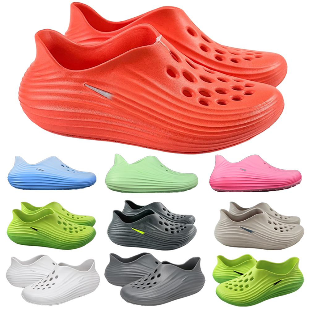 Designer Casual sandals Men women Summer durable thick comfortable soft perforated shoes anti-slip slippers for Outdoor Beach Flat slides