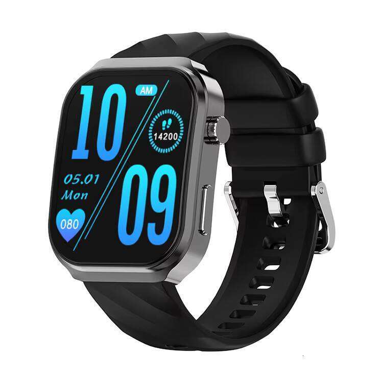 DHgargets U13 Smartwatches IP67 2.2-Inch Display 3D Flexible Surface Men's Fiess Monitor Smart Watch Rotating Crown Silicone BT Call