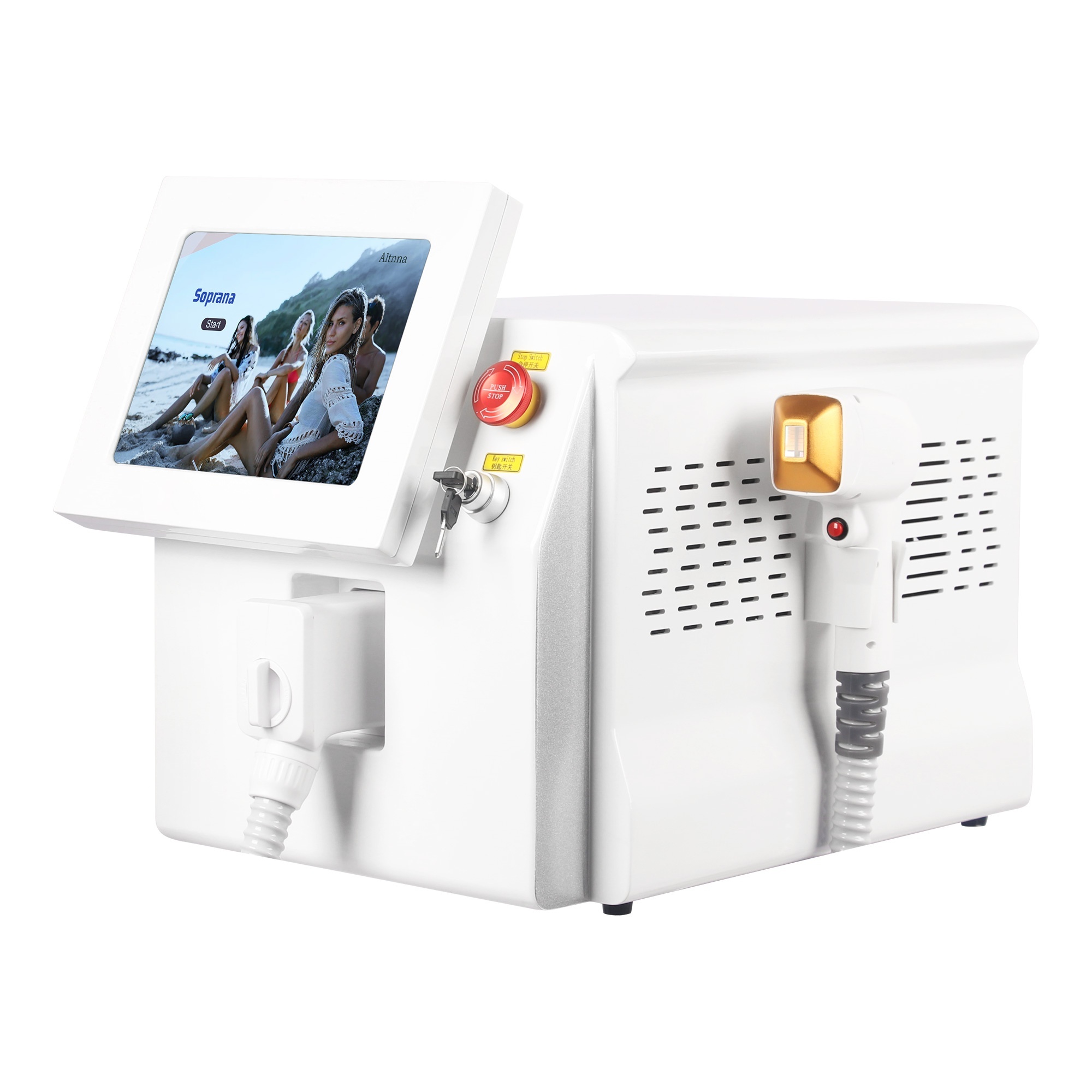 2025 NEW Professional-Grade 808nm Diode Laser Hair Removal Device Suitable for Precise Hair Removal on Different Skin Types 3Wavelength