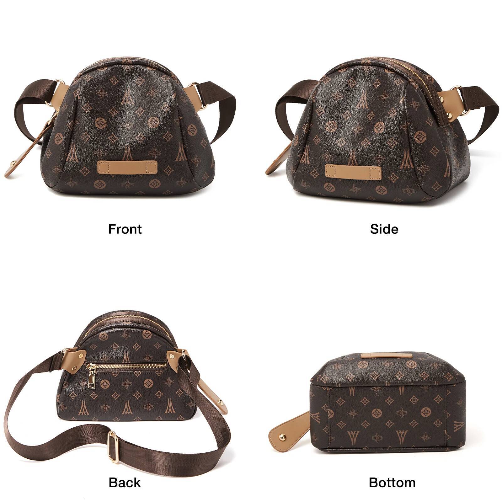 DHGM LAORENTOU PVC Shell Women Crossbody 2025 Fashion Large Casual Girl's Shoulder Purse Travel Bag Gift for Wife,Grilfriend