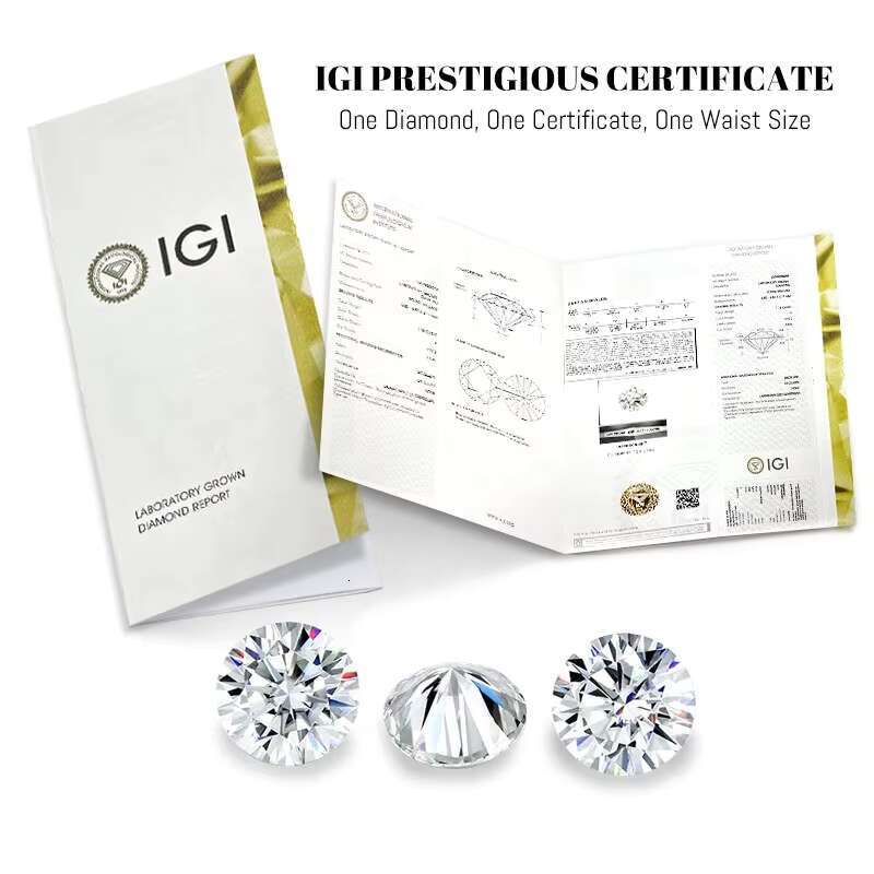 IGI GIA Certified Laboratory Diamonds D E F Color 6ct 6.5ct 7ct 8ct Wholesale Round Cut CVD HPHT Laboratory Grown Diamonds