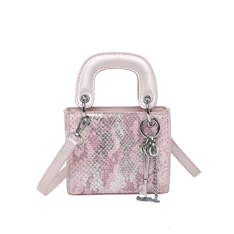 Free Shipping 2025 New Designer Bag Fashionable And High-quality Shopping Bag High-end Trend Multifunctional Retro Snake Pattern Women's Handbag