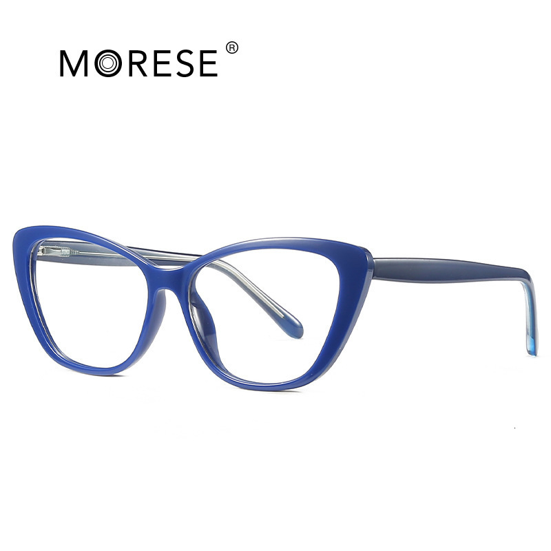 Reading Glasses Retro Cat Eye Blue Filter Eyeglasses Magnifying Bifocal 0~6.0 Diopter Elders Phone Computer 230508
