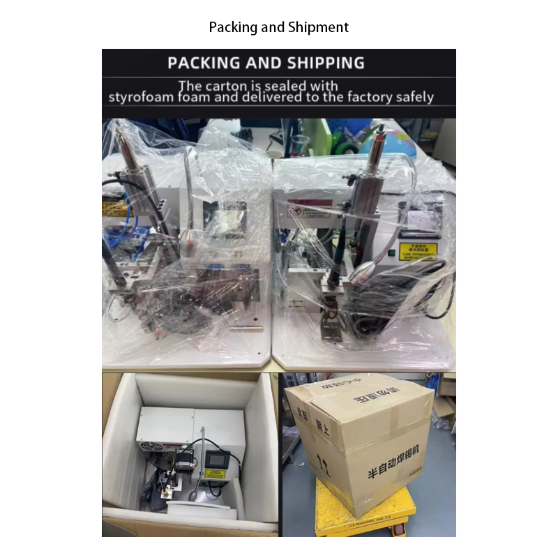 Cable Soldering hine; semi-automatic iron head USB circuit board LED light welding foot pedal type soldering wire hine
