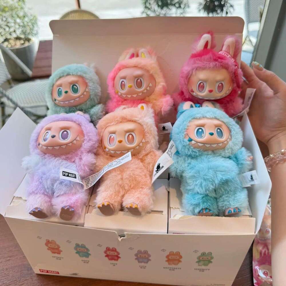 3.0 Labubu Third Generation Front High Energy Enamel Face Pendant Heartbeat aron Plush Blind Box e6