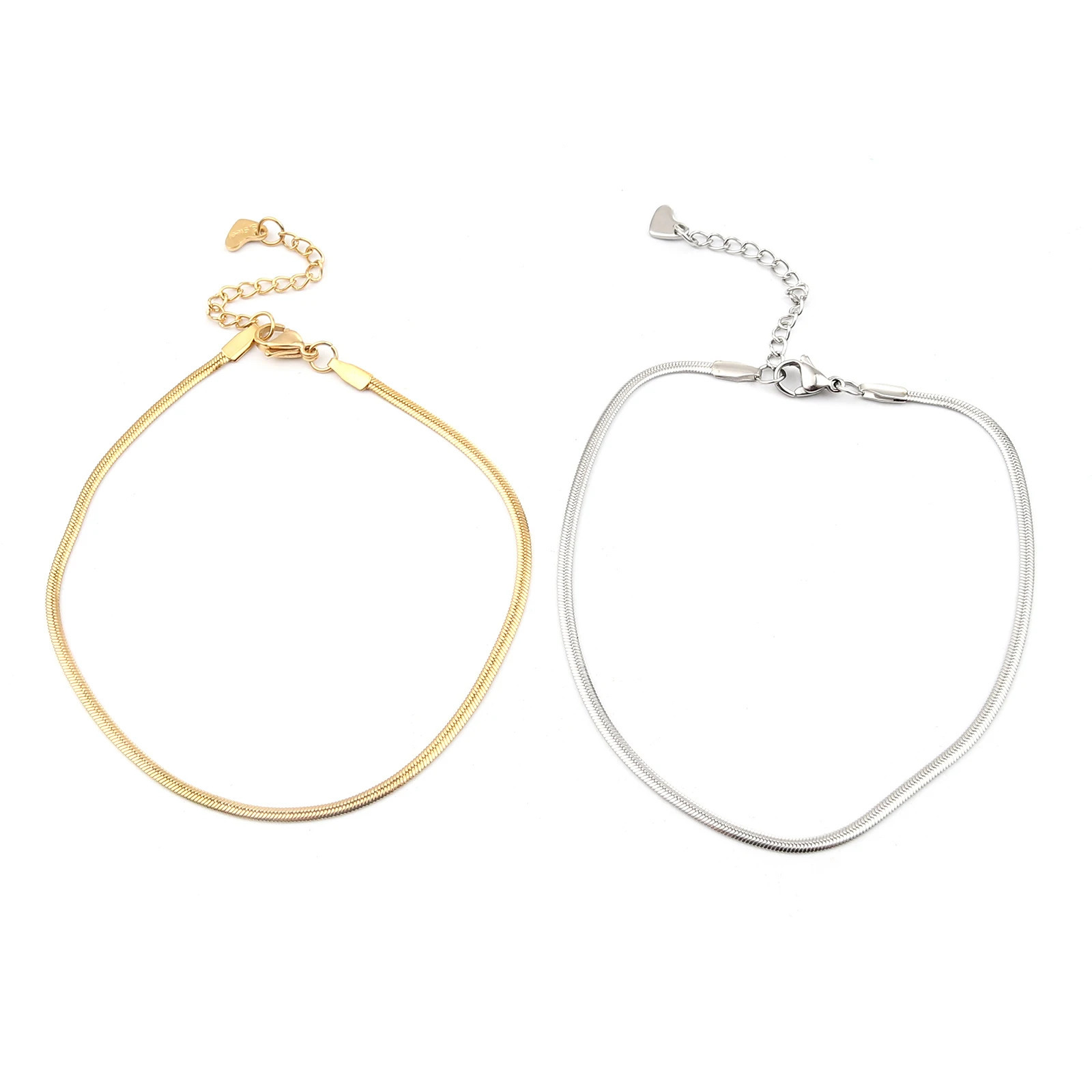 304 Stainless Steel Anklet For Women Fashion Bracelets on the leg Summer Beach Barefoot Foot Jewelry Gifts 1 Piece 250606