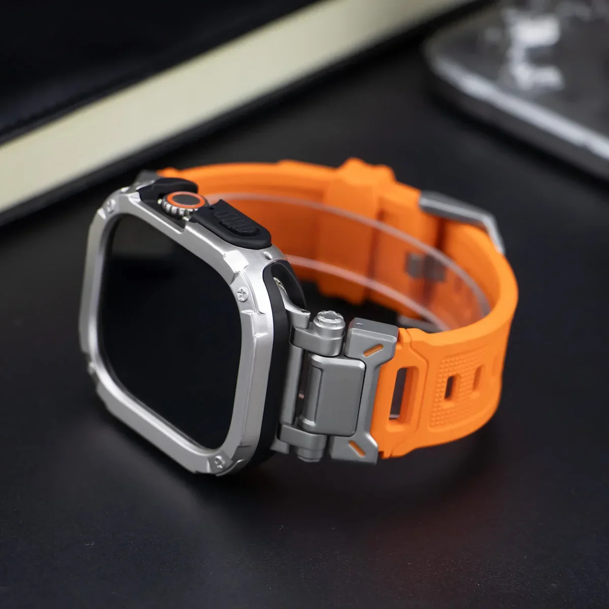TPU CaseRubber Loop Strap for Apple Watch Ultra 2 1 Band 49mm Silicone Men Bracelet for Series 44mm 45mm 8 7 6 5 4 Se 9 250618