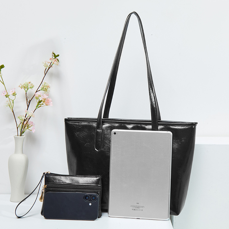 Free Shipping Designer Tote Bag Two-Piece Set New Large Luxury bag Capacity Women's Shoulder Bag Cross-Border Hot Sale High-End Shopping Bag