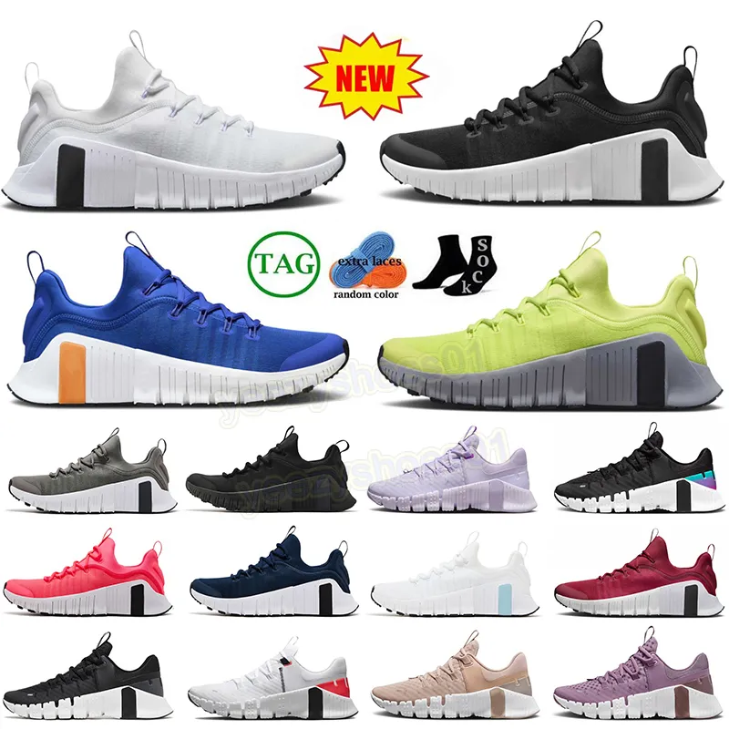 Free Metcon 5 6 Marathon 6s Running Shoes Womens Mens Trainers Triple Black Anthracite White Light Lemon Twist Hot Punch Jogging Outdoor Sneakers Sports 36-45