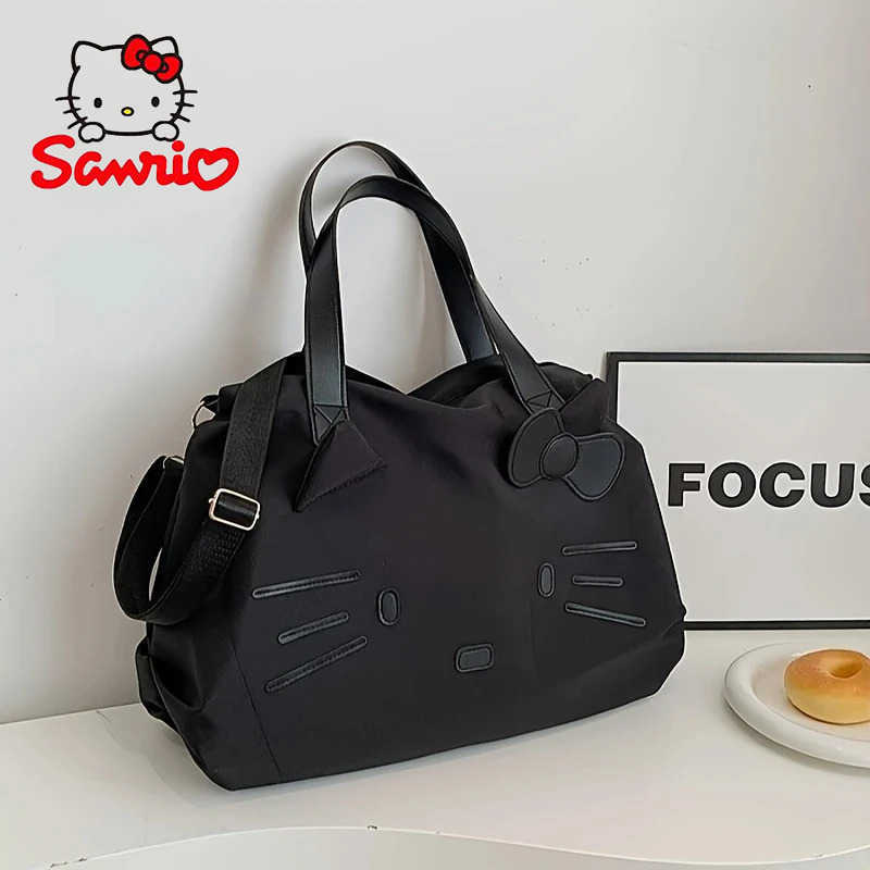 Sanrio 1PC large capacity short trip bag KT business trip luggage bag leisure Tote bag shoulder bag can set trolley bag handbagw250620