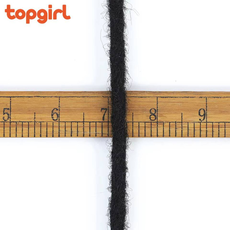 Long Soft Natural Artificial Dreadlock Crochet Braids Synthetic Handmade Dreadlocks Hair for Women and Men 10 Roots Per Pack