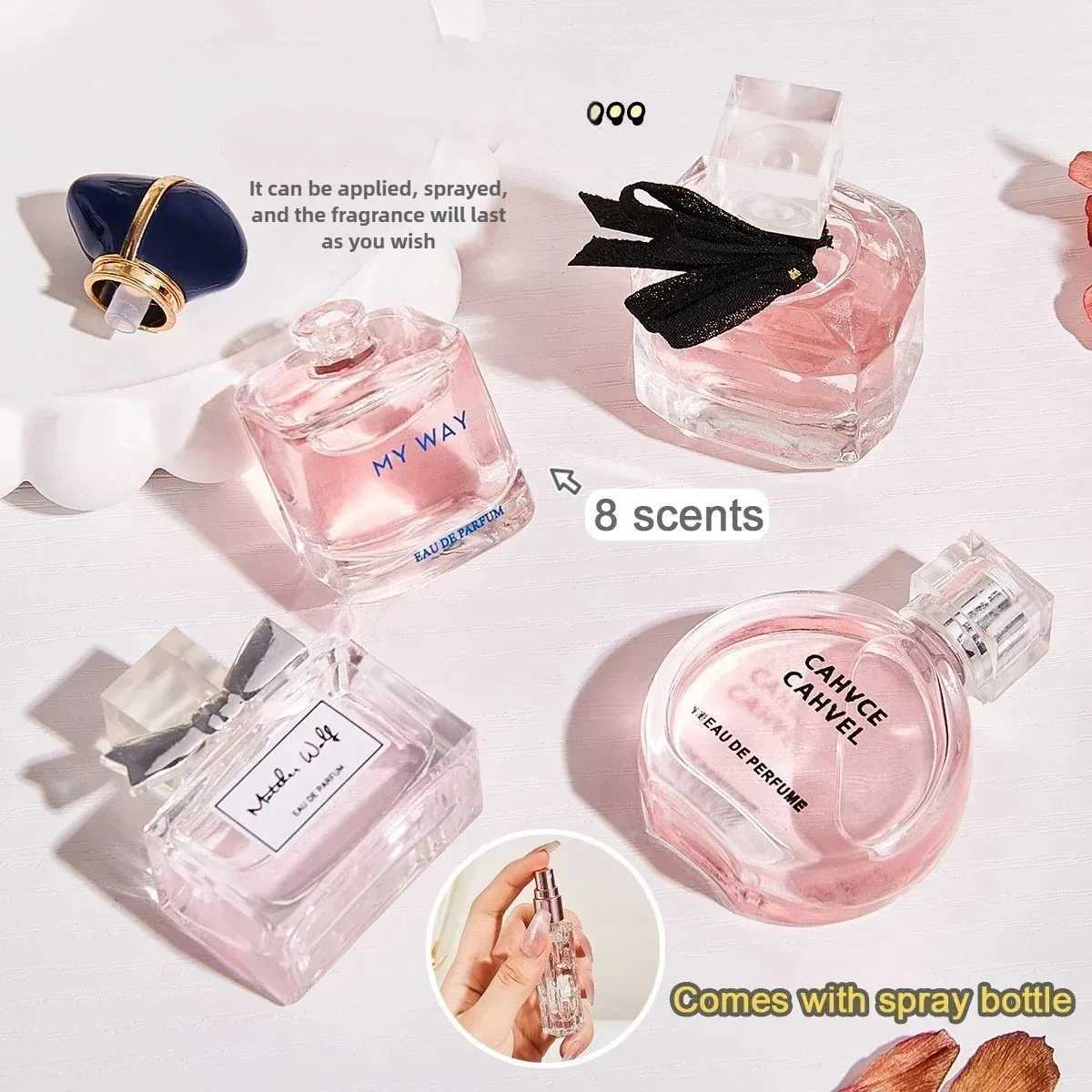 Women Perfume Mens Pheromones Fragrance Long Lasting Woody Floral Cologne Compact Portable Perfume Luxury Gift Set W250620