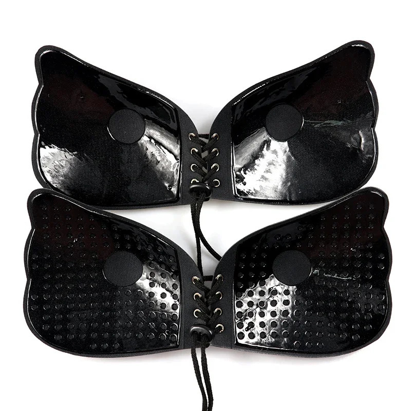 Seamless Self Adhesive Fly Bra Strapless Push Up Wireless Stick On Sexy Lingerie Invisible Silicone bra For Women Girl 250609