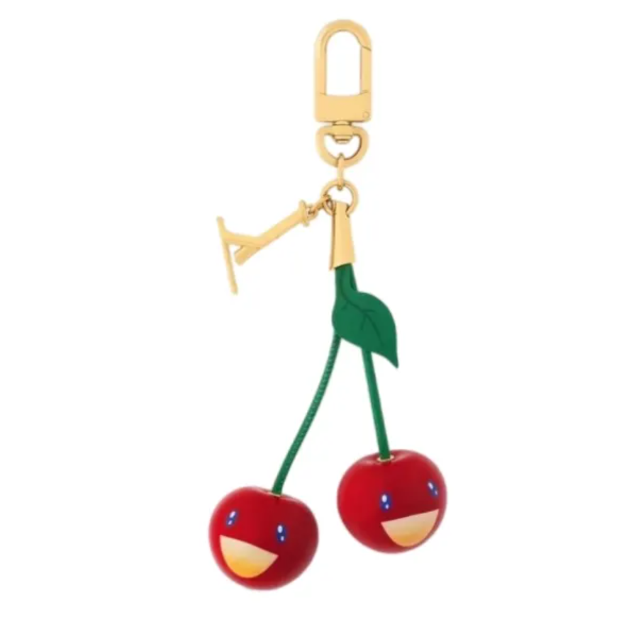 Newest Cherry Keychains Purse Charms for Handbags Cute Bag Charm Keychain Cherry Chain Pendant Accessories for Women gift
