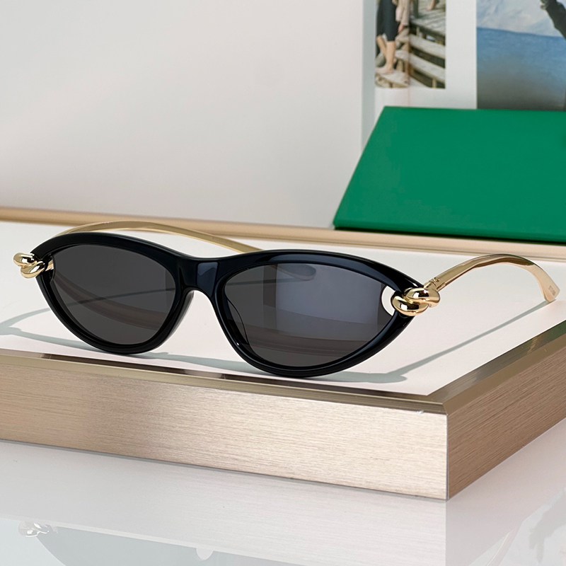 Designer Womens Sunglasses Fashion Knot Metal Eyewear B1390S Mens Luxury Cat Eye Sunglasses Outdoor Goggles UV400 Protection Glasses With Box