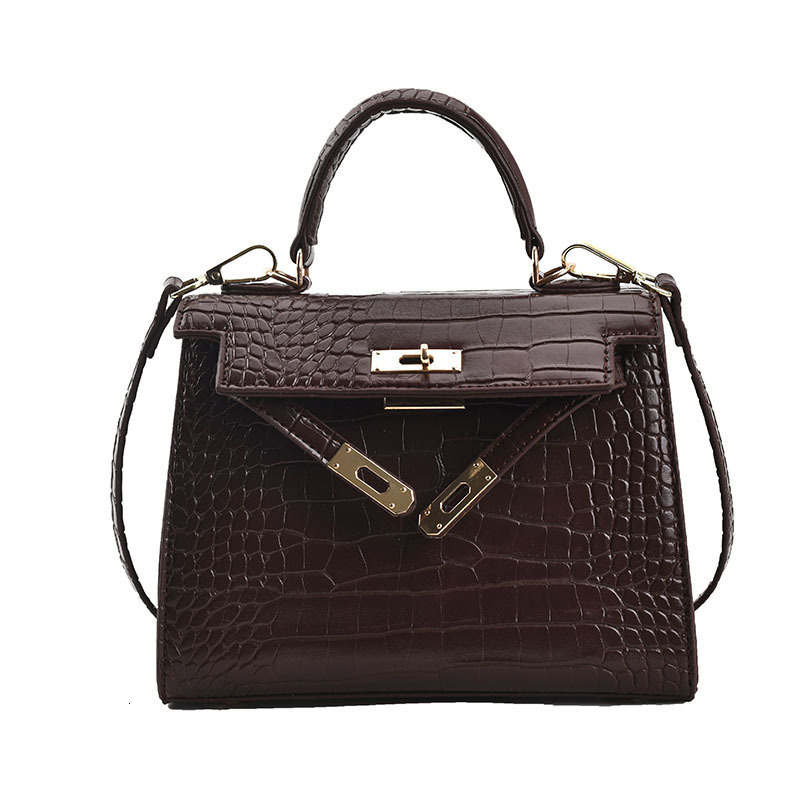 Free shipping designer Small Square Bag French Niche Bag Women Bag New Vintage Stone Pattern Kelly Bag Vintage Handbag Fashion Crossbody Bag