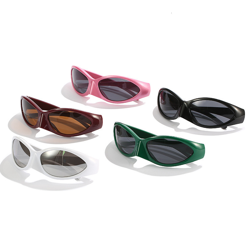 2025 Athleisure Streetwear UV400 Polarized Sports Sunglasses - Runway Inspired Hip Hop Celebrity Style Women's High-End Performance Eyewear