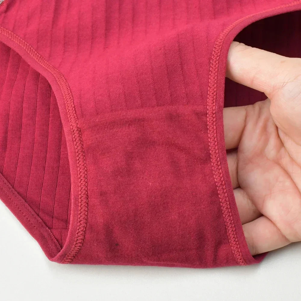 3Pcs Cotton Briefs Underwear Hollow Heart Panties Woman Soft Breathable Female Intimate Lingerie Underpants 250609