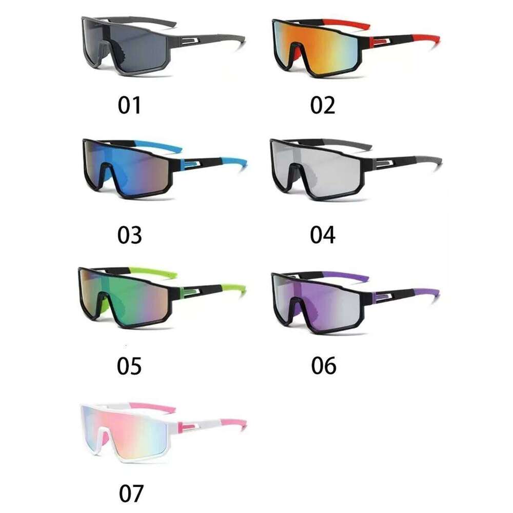 Men's Oversized Cycling Glasses for Men Bicycle Windproof Colorful Coating Sunglasses Outdoor Sports Motorcyc