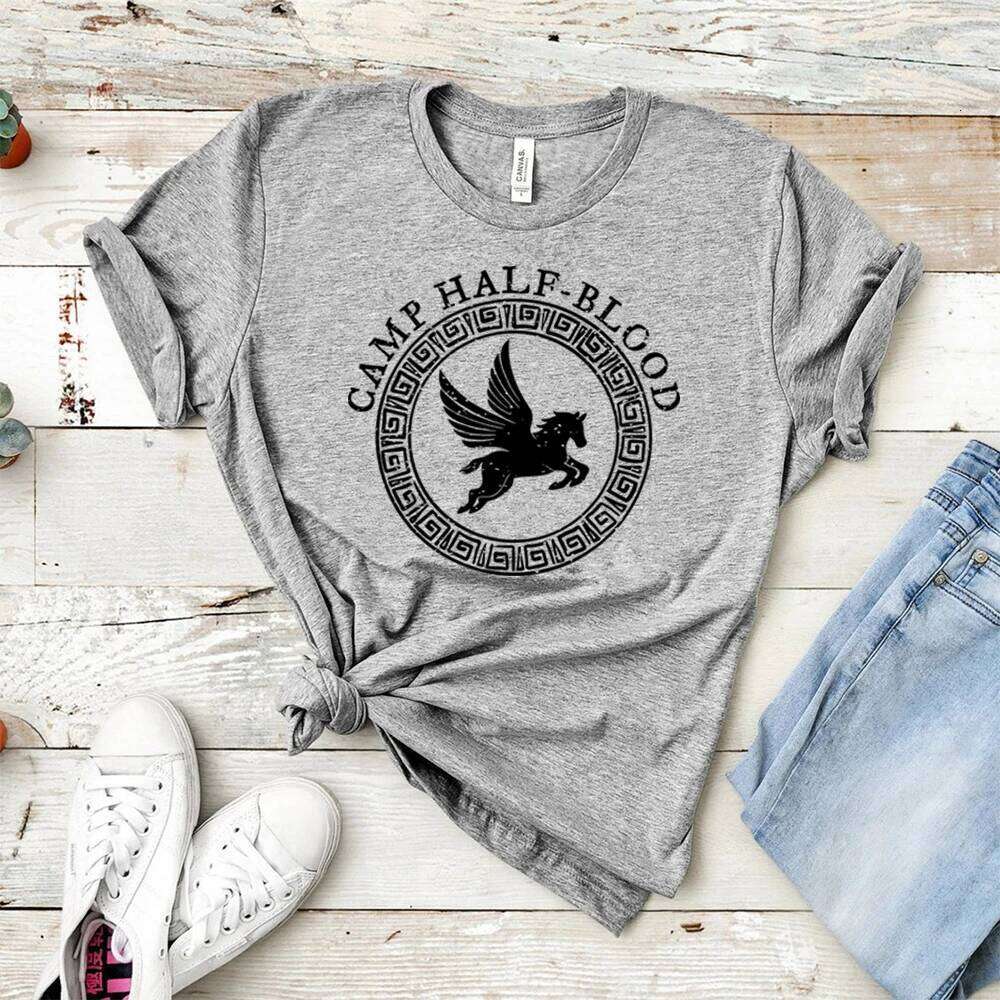 Half Blood Shirt Percy Jackson And Olympian SPQR T-Shirt Vintage Camp Half-Blood Chronicles Branches T-Shirt Hipster Tops