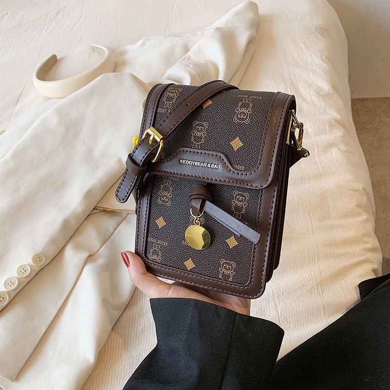 Free shipping designer Shoulder Bags womans ladies flap girl lady fashion casua Printed flip phone bag handbag women crossbody Underarm Bag