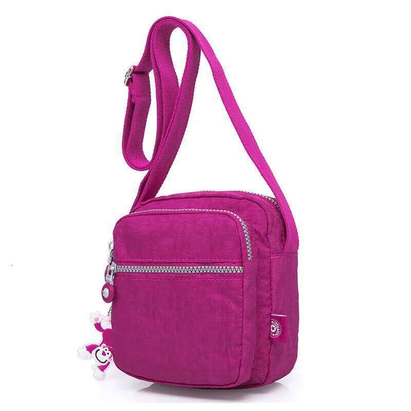 New High Quality Waterproof Men Women Shoulder Messenger Bag Cross Body Phone Purse Lightweight Blue Black Red Purple M0941