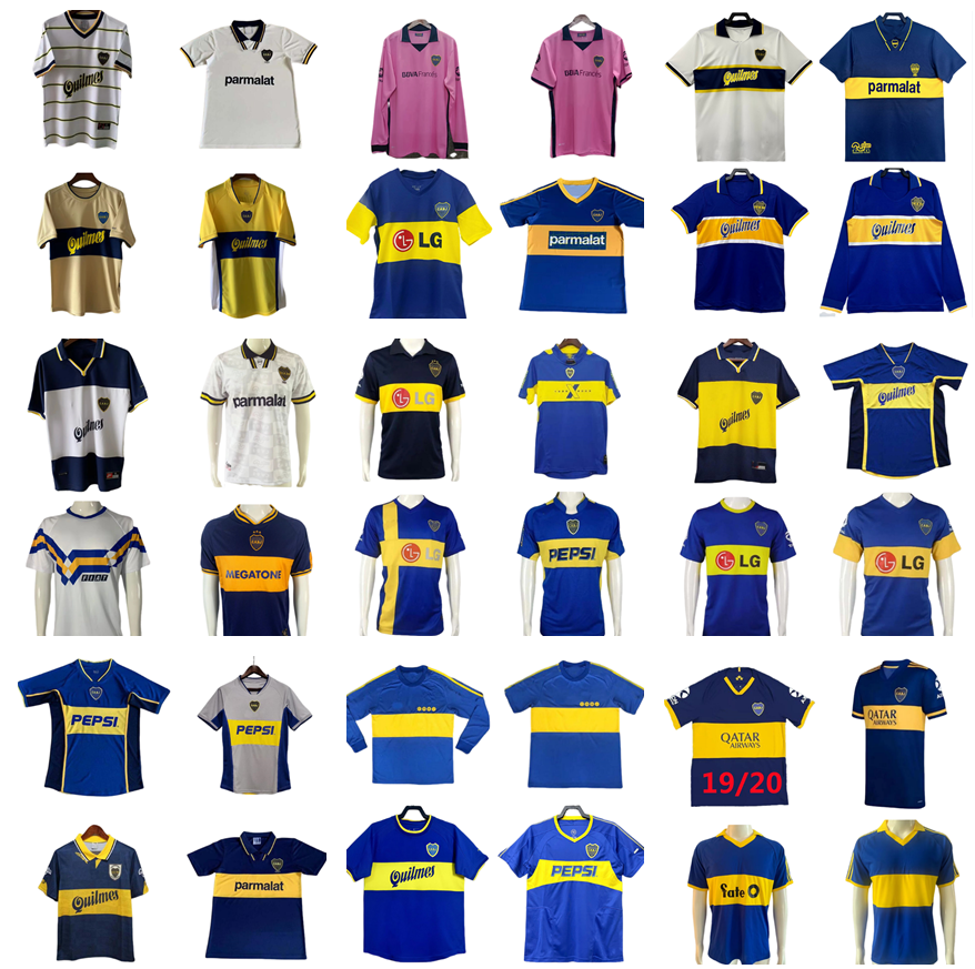 81 82 94 95 96 97 98 05 06 09 10 BOCA JUNIORS retro MARADONA soccer jerseys ROMAN 1981 1992 1994 1995 1996 1997 1998 1999 2000 2001 2002 2003 2004 vintage football shirts