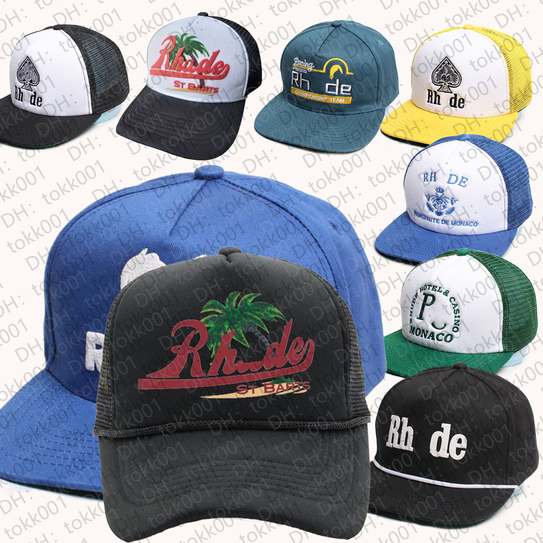 Designer hat baseball cap Records Triple Cross Trucker Hat designer hats for Men Women take temperament bonnet rhhat