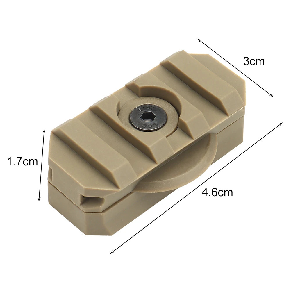 2pcs Tactical Helmet Side Rail Mount Adapter Military 360 Degree Guide Rotation for Airsoft Fast Hunting Accessories 250611