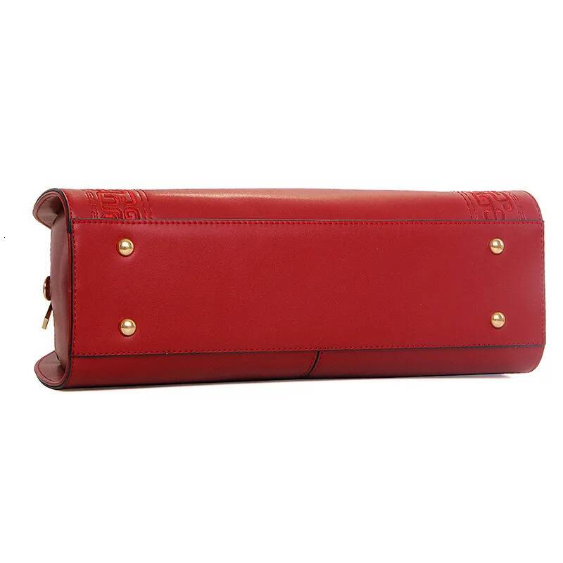 DHGM High Quality Fashion Handbags New women's bride bag Chinese national wind embroidered shoulder tide handbag