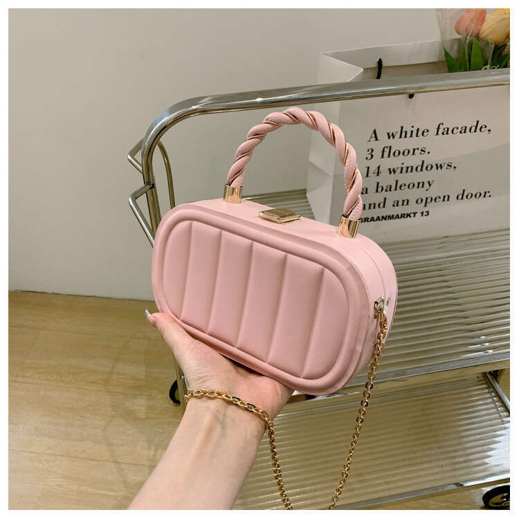 Bags Women's 2025 New Fashion Embossed Box High-Quality Handbag Chain Shoulder Crossbody Bag