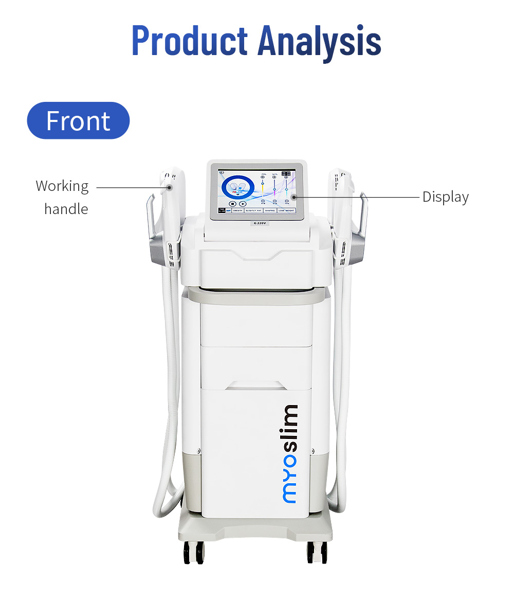 Professional build muscles Body Sculpting device MYOSLIM RF Electromagnetic Muscle Stimulate Slimming Machine
