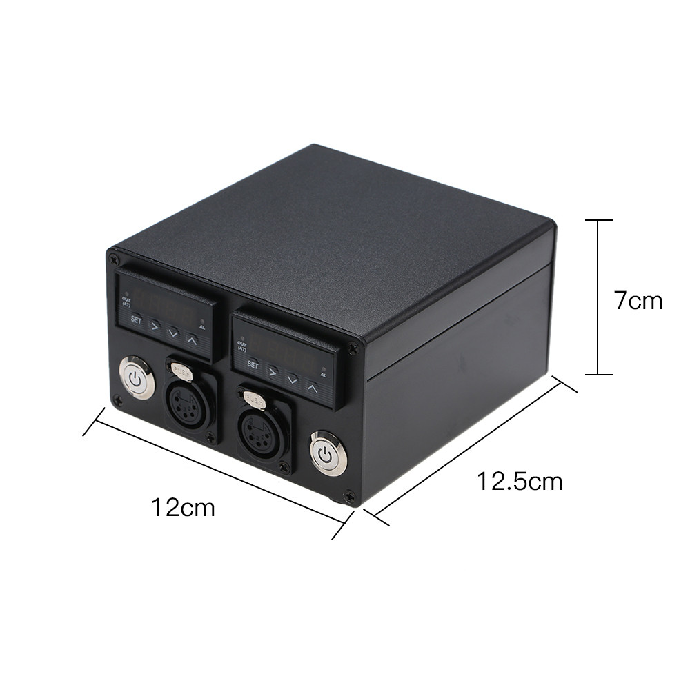 wholesale Electric Digital Dual PID Temperature Controller with 5 Pin XLR Plug and US/EU/UK/AU Power Cable