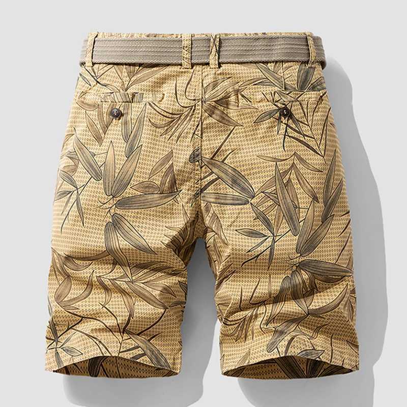 Men Summer New Casual Vintage Classic Pockets Camouflage Cotton Cargo Shorts Men Outerwear Fashion Twill Cotton Jogger Shorts Male W250621