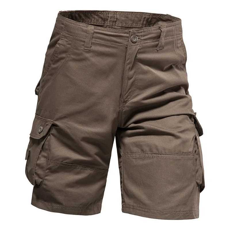 2025 New Summer loose workwear mens sports shorts plus fat plus size casual shorts mens multiple solid colors W250621