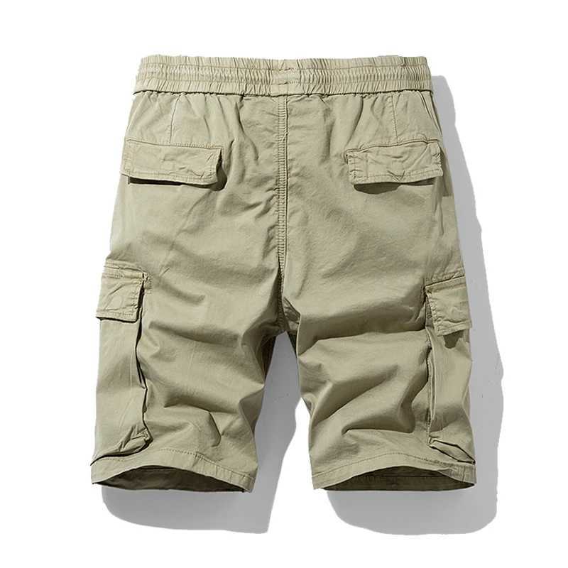 Summer Men Casual Cargo Cotton Shorts Mens Classic Vintage Pockets Outdoor Shorts Male Brand New Outwear Work Safari Short Pants W250621