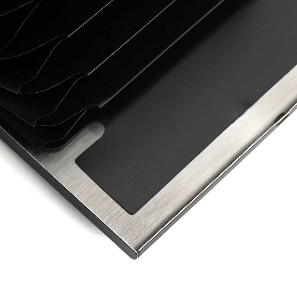 Classic Stainless Steel Holder Men Slim Anti Protect Travel ID Cardholder Women Wallet Metal Case Portable Carteras Z250621