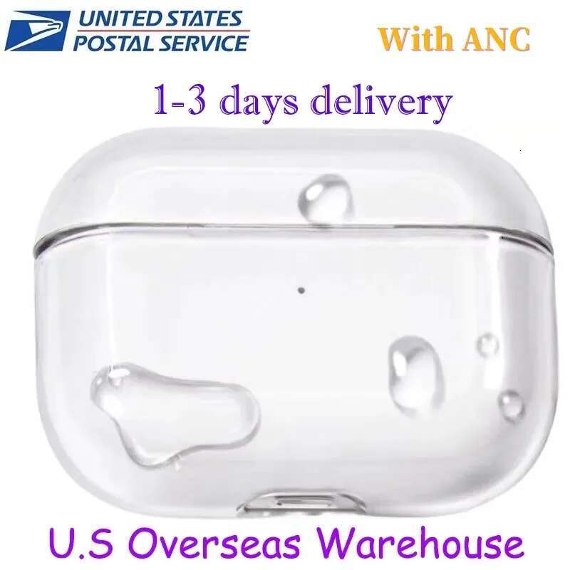 USA Stock For pro 2 air pods 3 4 Max Earphones airpod Bluetooth Headphone Accessories Solid Silicone Cute Protective Cover Wireless Charging Shockproo