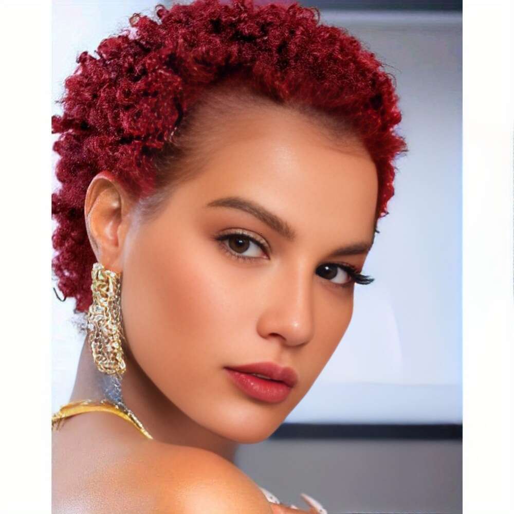 New Multiple Colors Available Wigs Women's Small Curly Hair Wig