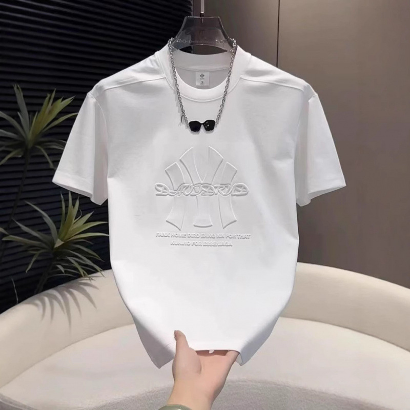 free shipping designer Men's T-Shirts casual casual short vintage versatile breathable T-Shirts for men and women black white pink green