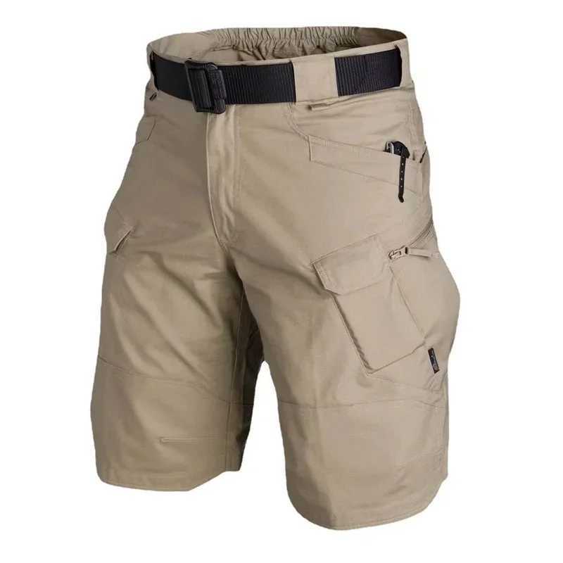Mens Outdoor Cargo Tactical Shorts Summer Waterproof Urban Combat Shorts Trekking Camping Hiking Climbing Pants Outdoor Sports W250621