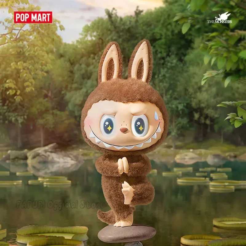 LABUBU THE MONSTERS Lazy Yoga Series Blind Box Toys Kawaii Anime Action Figure Caixa Caja Mystery Box Dolls Girls Gift X250621